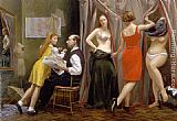 Andrew Sterrett Conklin Famous Paintings - Venetian Dress Shop
